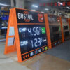 12-Inch Modular LED Gas Price Panel for Forecourt Sign Systems