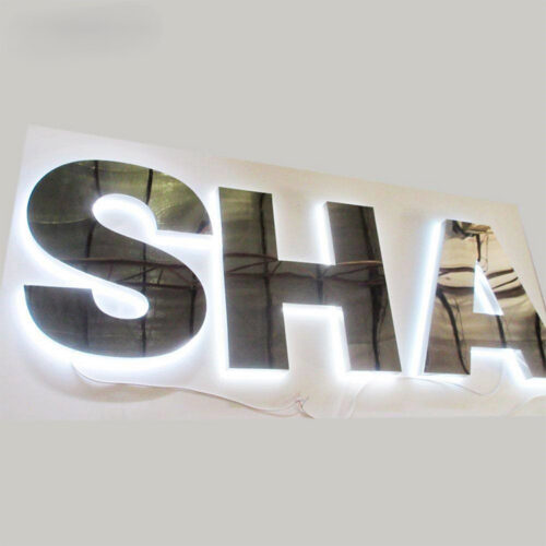3D Acrylic LED Backlit Letters for Storefront Brand Displays