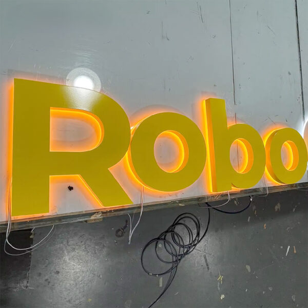 3D Acrylic LED Backlit Letters for Storefront Brand Displays