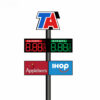 3D LED Display Pylon Sign for Commercial Wayfinding and Advertising