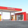 3D LED Gas Station Canopy Sign with Illuminated Logo Display (3) 3D LED Gas Station Canopy Sign with Illuminated Logo Display