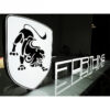 3D Metal LED Car Logo Sign for Automotive Showroom Walls