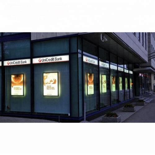A2 Ultra-Slim LED Snap Frame Light Box for Window Posters A2 Ultra-Slim LED Snap Frame Light Box for Window Posters