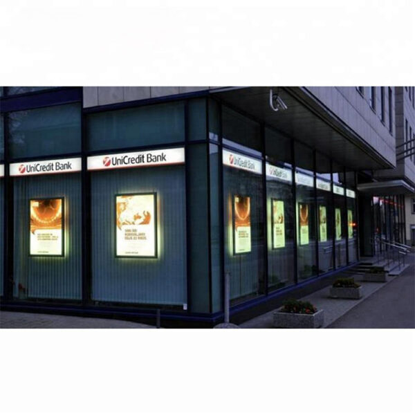 A2 Ultra-Slim LED Snap Frame Light Box for Window Posters