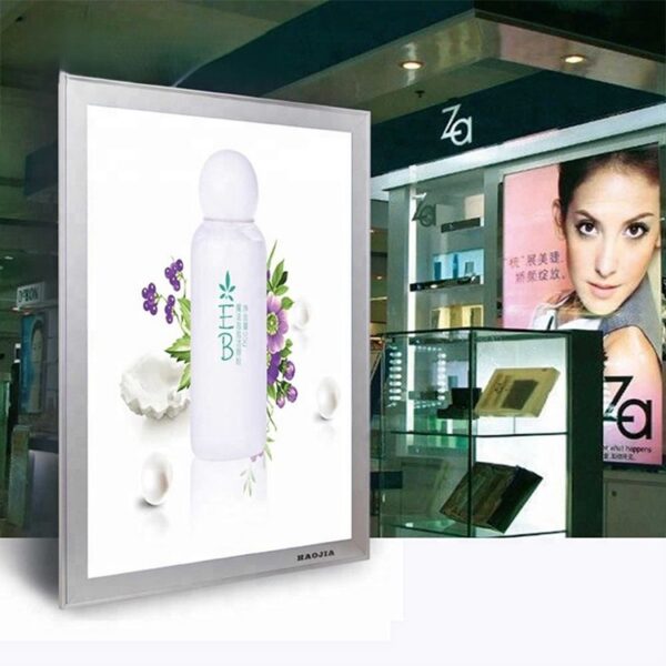 A2 Ultra-Slim LED Snap Frame Light Box for Window Posters