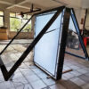 Acrylic LED Backlit Drive-Thru Menu Board for Outdoor Ordering Lanes