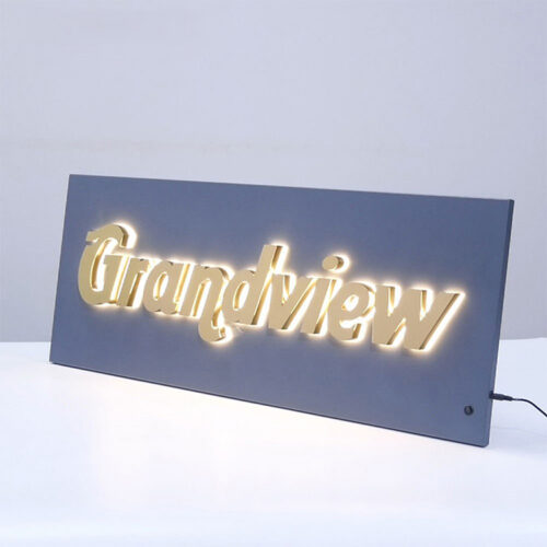 Aluminum LED Backlit Channel Letters for Retail Storefront Branding