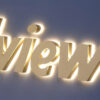 Aluminum LED Backlit Channel Letters for Retail Storefront Branding