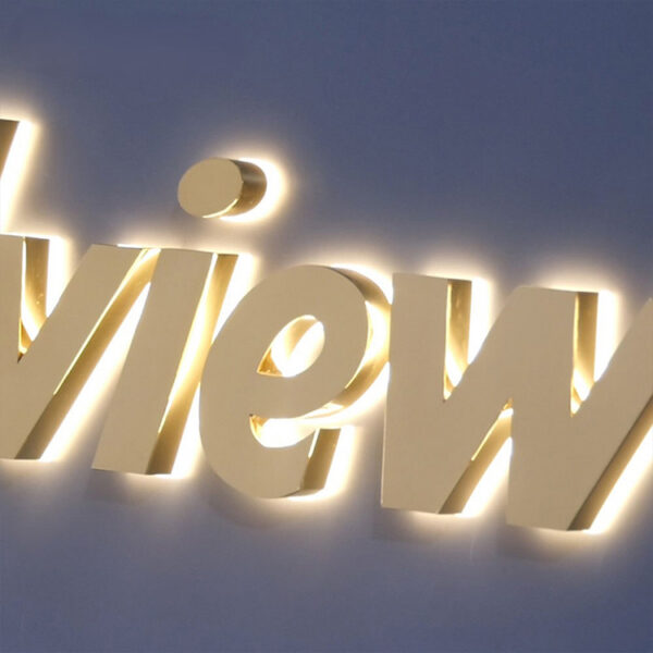 Aluminum LED Backlit Channel Letters for Retail Storefront Branding
