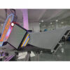 Curved Steel LED Wayfinding Pylon Sign for Mall Road Entrances