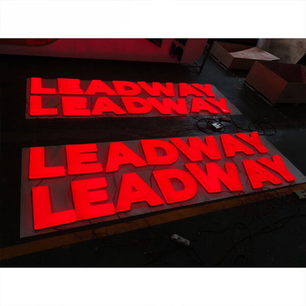 Custom 3D LED Car Logo Sign with Stainless Steel Returns