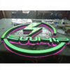 Custom 3D LED Frontlit Letters for Storefront and Building Branding