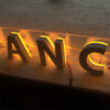 Custom Acrylic LED Backlit Logo Letters for Retail and Office Interiors