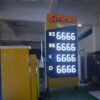 Custom LED Gas Station Pylon Sign for Forecourt Branding