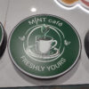 Custom Rectangular Metal LED Tabletop Light Box for Retail Service Counters