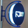 Custom-Shaped Acrylic Blister LED Light Box for Storefront Wall Advertising