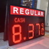 Double-Sided Electronic LED Fuel Price Display for Forecourt Signs Double-Sided Electronic LED Fuel Price Display for Forecourt Signs