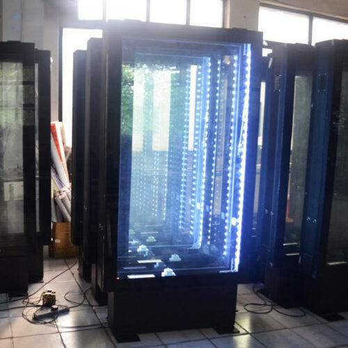 Double-Sided Scrolling LED Pylon Sign for Auto Service Sites Double-Sided Scrolling LED Pylon Sign for Auto Service Sites