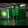 Dual-Face Aluminum Gas Price Pylon with LED Advertising Display Dual-Face Aluminum Gas Price Pylon with LED Advertising Display