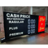 Dual-Face LED Gas Pump Topper with RF Price Control