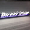 Dual-Lit Acrylic Channel Letters with Clear Back Panel for Commercial Walls