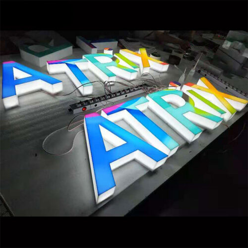 Dual-Lit Acrylic LED Channel Letters for Commercial Brand Displays