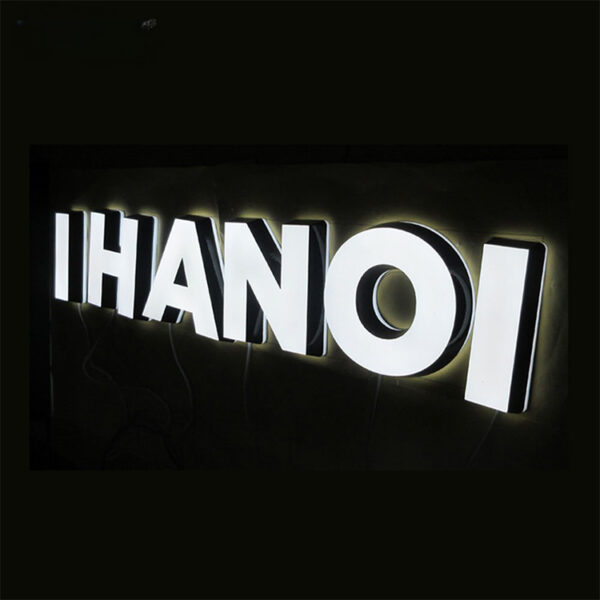 Epoxy Resin LED Frontlit Letters for Commercial Brand Displays