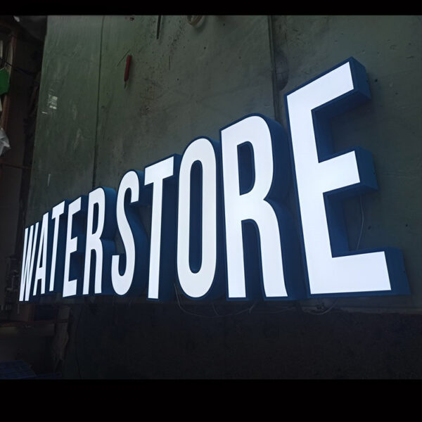 Epoxy Resin LED Frontlit Letters for Commercial Brand Displays
