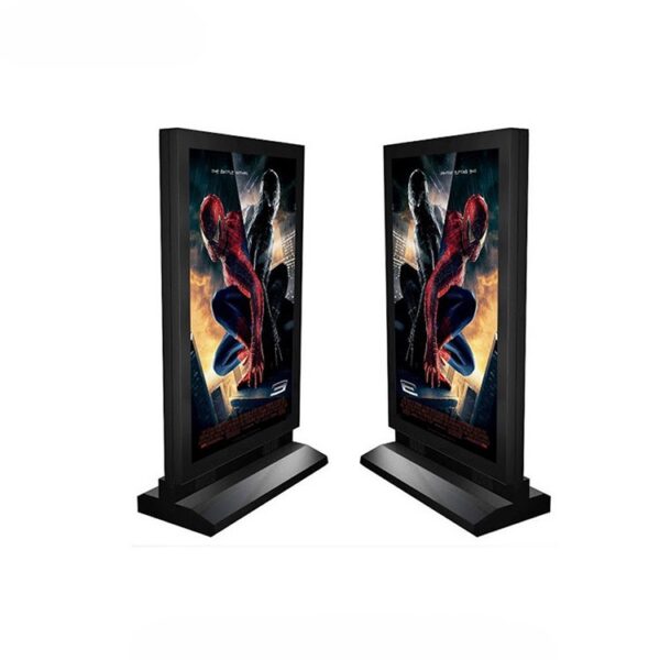 Freestanding Aluminum Scrolling LED MUPI Light Box for Street Advertising