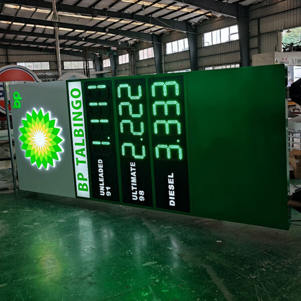 Freestanding LED Gas Price Pylon Sign for Petrol Stations