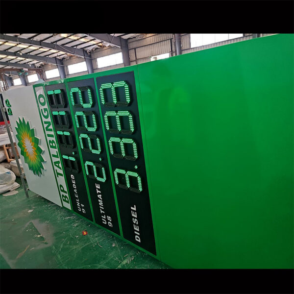 Freestanding LED Gas Price Pylon Sign for Petrol Stations