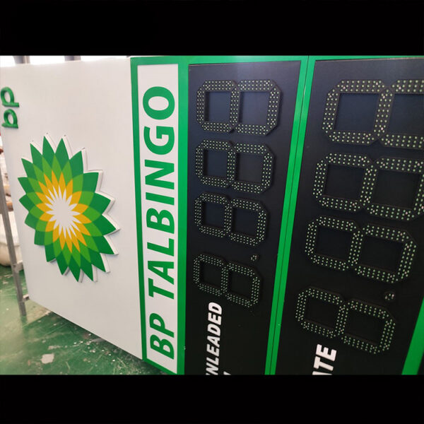 Freestanding LED Gas Price Pylon Sign for Petrol Stations