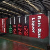 Freestanding LED Gas Station Pylon Sign with Fuel Price Board Freestanding LED Gas Station Pylon Sign with Fuel Price Board