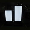 Freestanding Scrolling LED Poster Light Box with Tempered Glass Panels