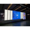 Freestanding Stainless Steel LED Wayfinding Pylon with Illuminated 3D Letters