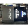 Freestanding Stainless Steel LED Wayfinding Pylon with Illuminated 3D Letters