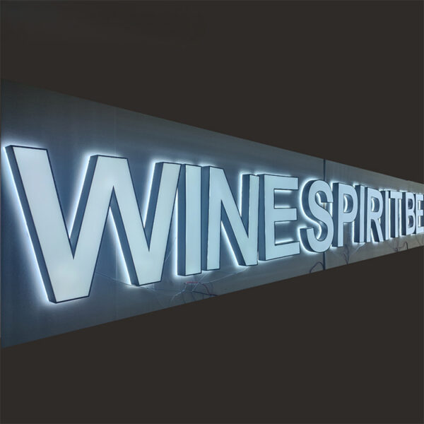 Front-Illuminated Acrylic Car Logo Sign for Dealership Brand Walls