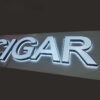 Front-Illuminated Acrylic Car Logo Sign for Dealership Brand Walls