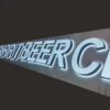 Front-Illuminated Acrylic Car Logo Sign for Dealership Brand Walls