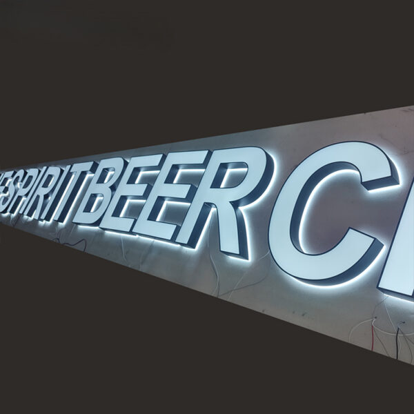 Front-Illuminated Acrylic Car Logo Sign for Dealership Brand Walls