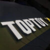 Gold-Finish Front and Back Lit Channel Letters for Restaurant Branding