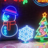 Flexibles LED-Neon-Weihnachtsschild nach Schutzklasse IP65 für Weihnachtsdekorationen