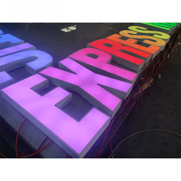 IP65 LED Channel Car Logo Sign for Dealership Facades