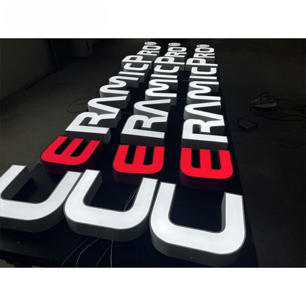IP65 LED Channel Car Logo Sign for Dealership Facades