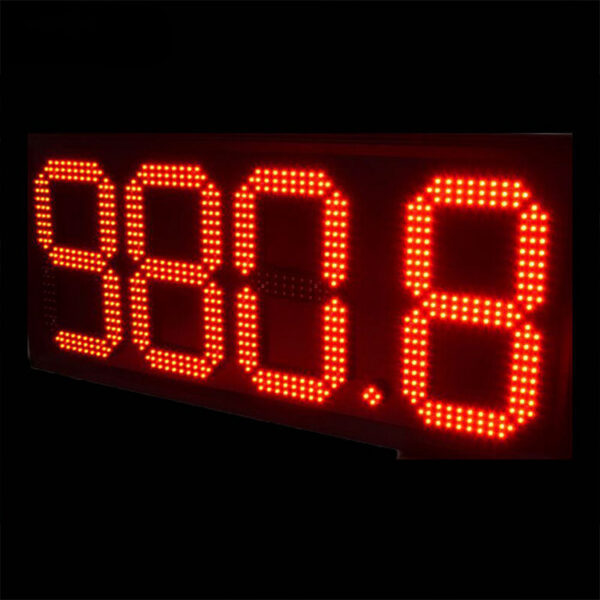 IP67 Modular LED Gas Price Display with Automatic Brightness Control