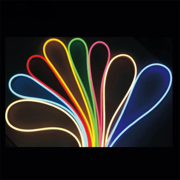 Tubo de néon LED RGB flexível com classificação IP67 para letras e expositores comerciais