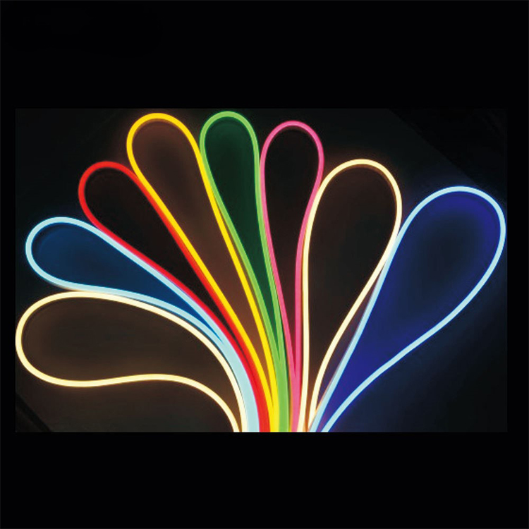 Tubo de néon LED RGB flexível com classificação IP67 para letras e expositores comerciais