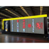Illuminated Aluminum Gas Station Directional Pylon with LED Message Display Illuminated Aluminum Gas Station Directional Pylon with LED Message Display
