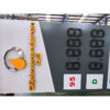 Illuminated Outdoor Gas Station Pylon Sign with Custom Wayfinding Panels