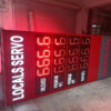 Integrated LED Gas Station Pylon Sign with Fuel Price Panels